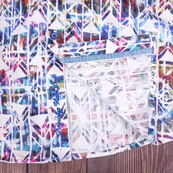 Robert Graham Mens 2XLT Abstract Geometric Colorful Long Sleeve Button Up Shirt - Picture 11 of 16